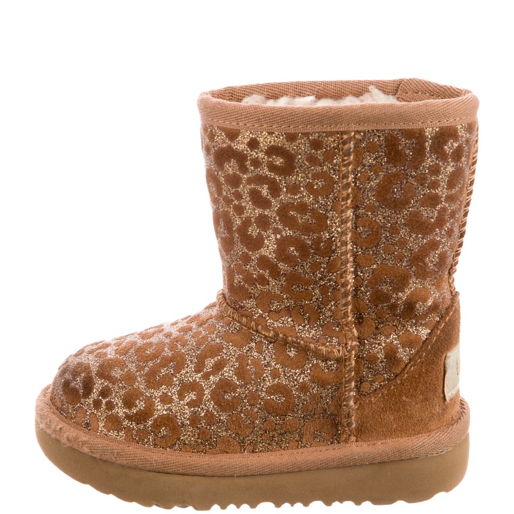 UGG Brown Leopard Print Boots